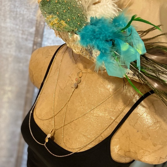 Gold Statement Body Chain Sexy Necklace - Picture 6 of 11